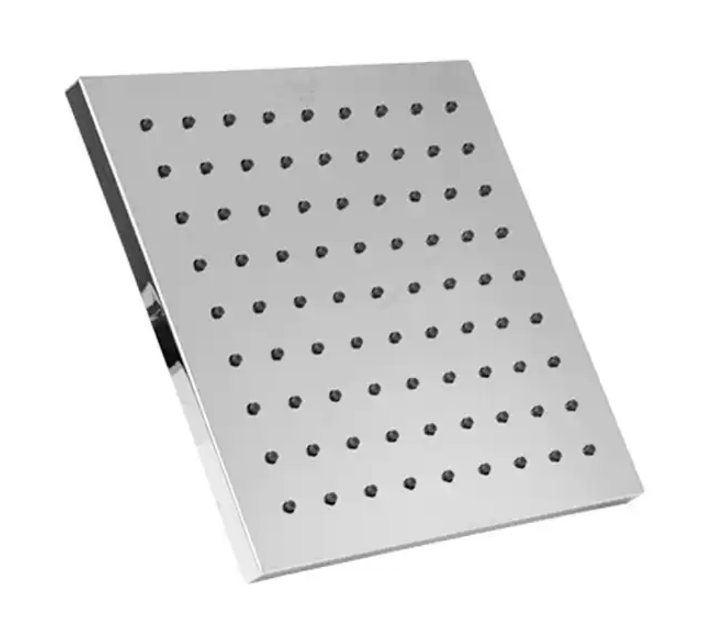 REGADERA DE CASCADA CUADRADA CROMADA DE 20CM (PR-C501)