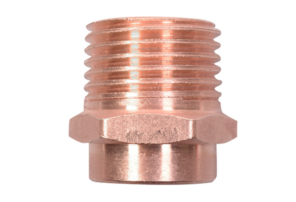 COPLE COBRE ROSCA EXTERIOR 704 - 3/4 PULG