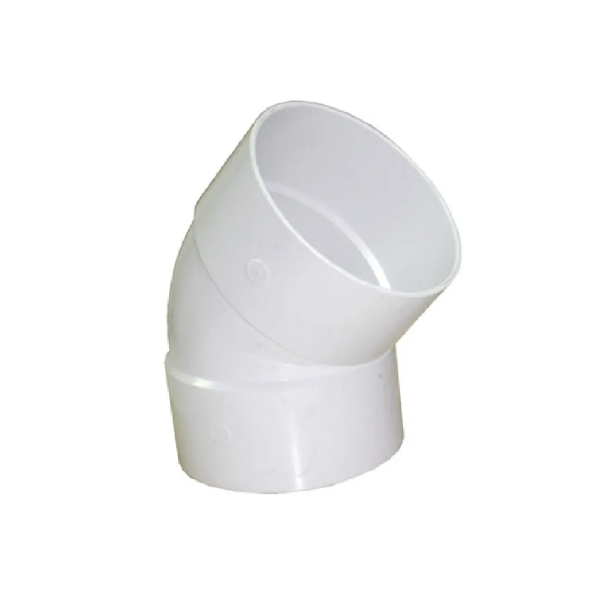 CODO PVC SANITARIO CEMENTAR DE 6 PULG X 45 GRADOS (AMANCO)