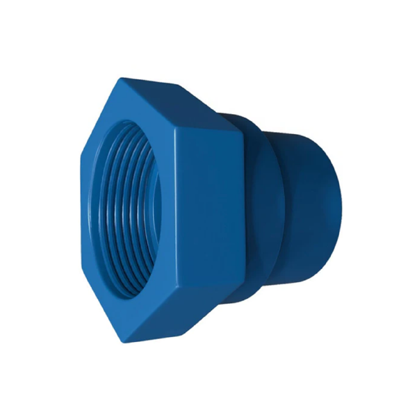 CONECTOR ROSCA HEMBRA CPVC AZUL 1 PULG