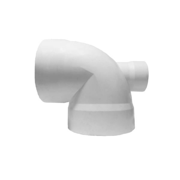 CODO PVC SANITARIO CEMENTAR DE 4 PULG X 90 GRADOS S/TRAS 2 PULG (AMANCO)