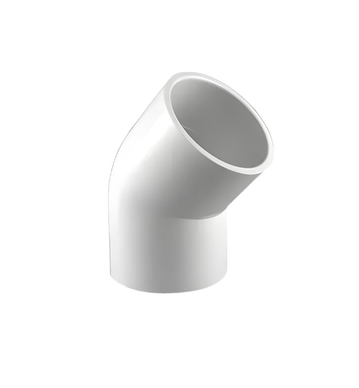 CODO PVC SANITARIO CEMENTAR DE 8 PULG X 45 GRADOS