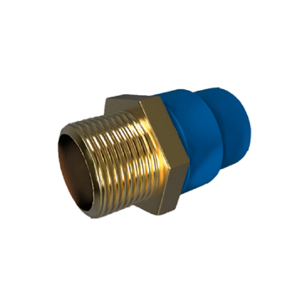 CONECTOR ROSCA MACHO CPVC AZUL 1/2 PULG INS. BCE